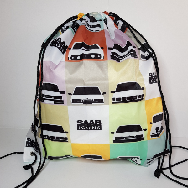 Saab icons Drawstring bag