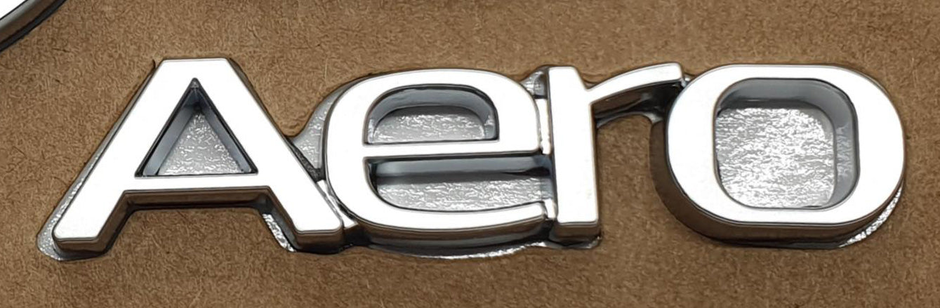 Saab Plastic Wing Badge 'Aero'