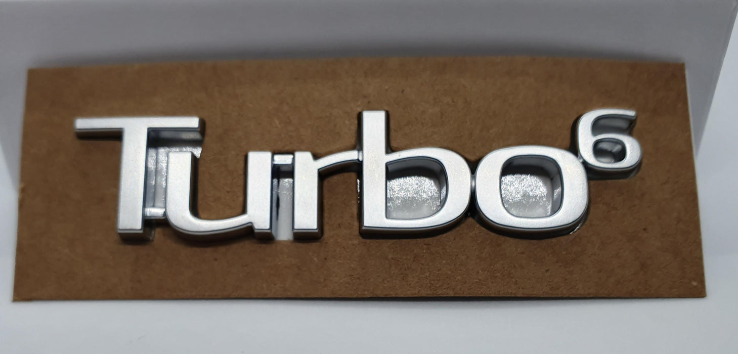 Saab Plastic Rear Badge  'Turbo6'