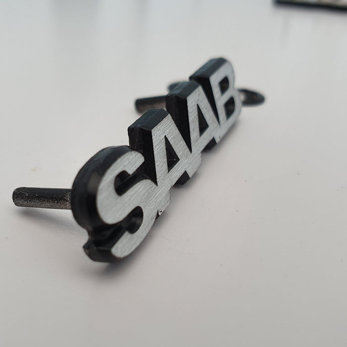 Saab C900 & 9000 Grille Badge 'SAAB'  Injection alloy