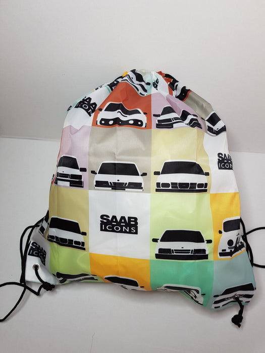 Saab icons Drawstring bag